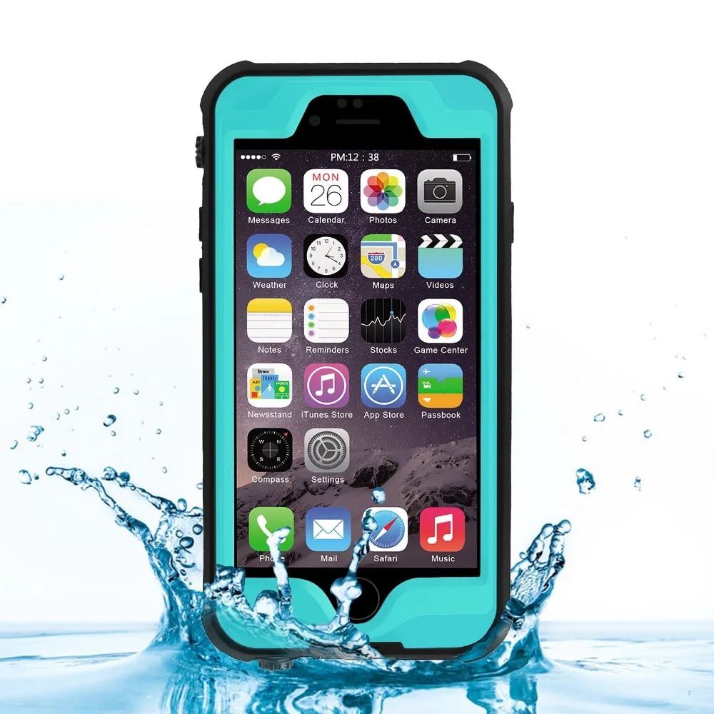 Водонепроницаемый Чехол IP68 для iPhone6/6 s plus ударопрочный чехол защита от грязи и