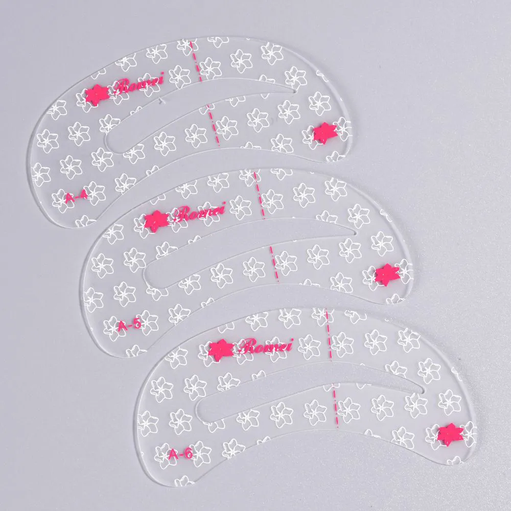 9 шт. профессиональный трафарет для бровей многоразового использования набор