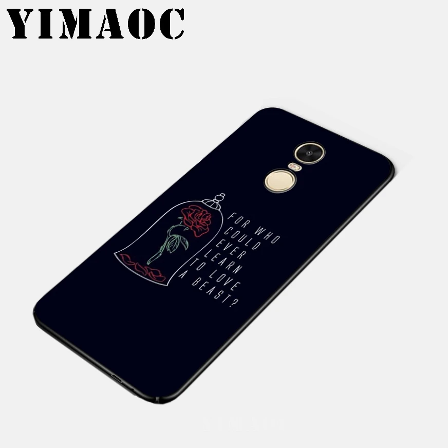 Мягкий силиконовый чехол YIMAOC beauty and the Beast для Xiao mi Red 6 Note 4X 4A 5A 5 Plus A1 A2 Pro Lite 8 |