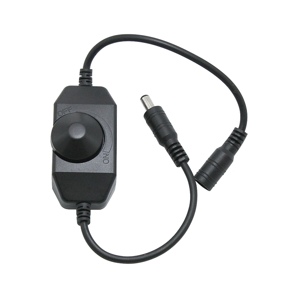 Белый Черный Мини LED регулировка яркости переключатель диммер контроллер для 3528