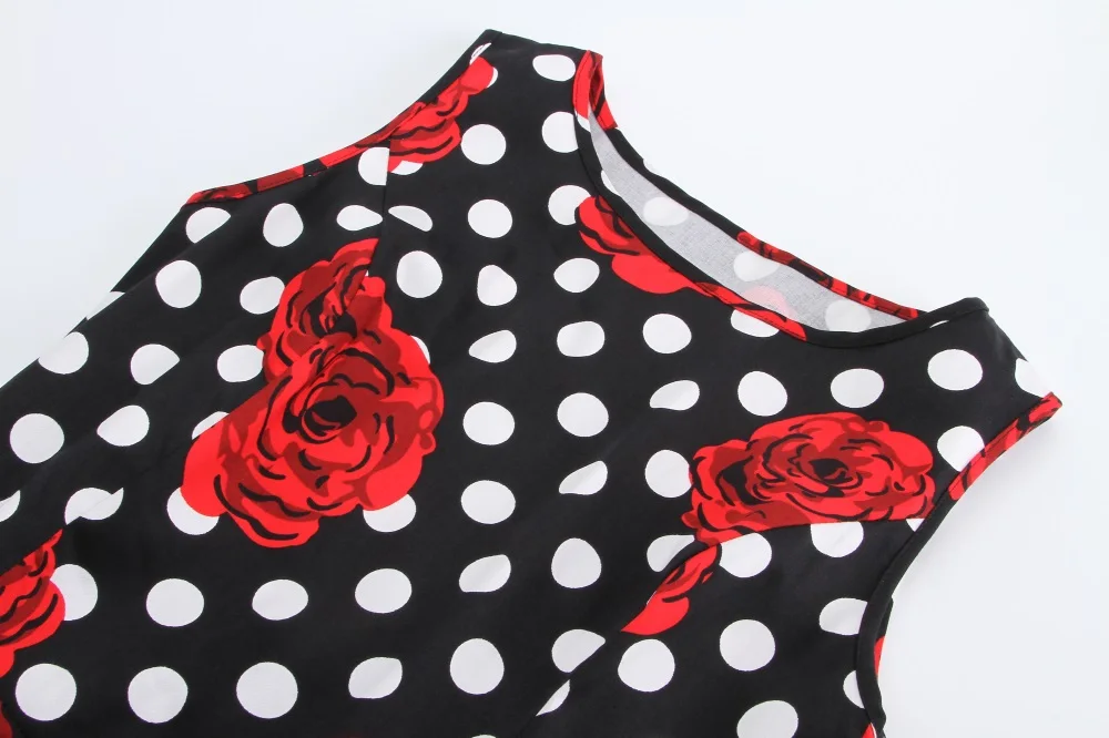 Черно белое платье с принтом красные розы|print dress|rose print dressvintage dress |