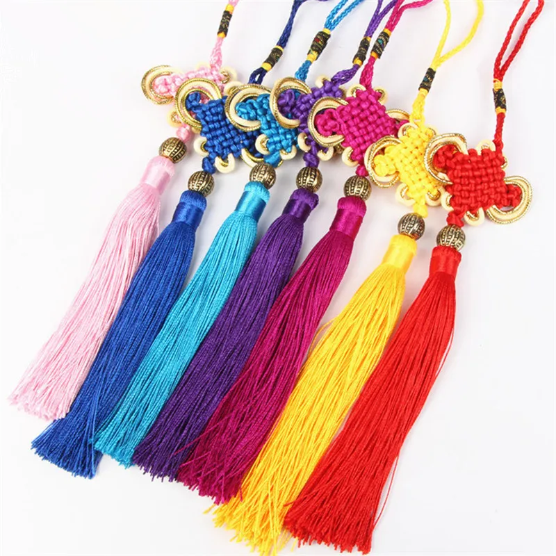 2 шт китайский узел кисточка бахрома кулон ручной работы материал ПОЛИЭСТЕР