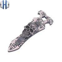 titanium steel fire screwdriver opener with edc outdoor gadgets skull shield key chain mens gift tools