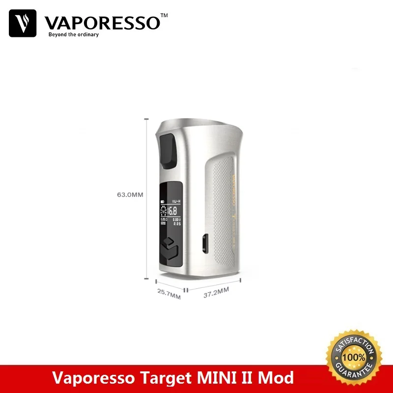 Vaporesso Target Mini II 50 Вт TC Box Mod 2000 мАч встроенный аккумулятор подходит для VM Vape Tank 2A