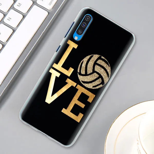 07 Я люблю волейбол чехол КРЫШКА ДЛЯ samsung Galaxy A30 A40 A50 A70 A6 A8 плюс A7 A9 M30 чехол для телефона Coque - Цвет: 07