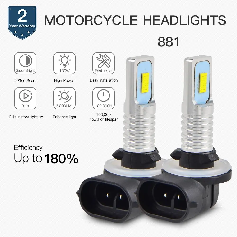 100W светодиодный головной светильник лампы для Polaris Sportsman 110 300 400 450 500 550 570 600 700 800 850