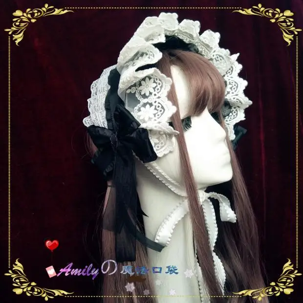 Женская винтажная лента для волос Bnt японский Готический бант принцессы