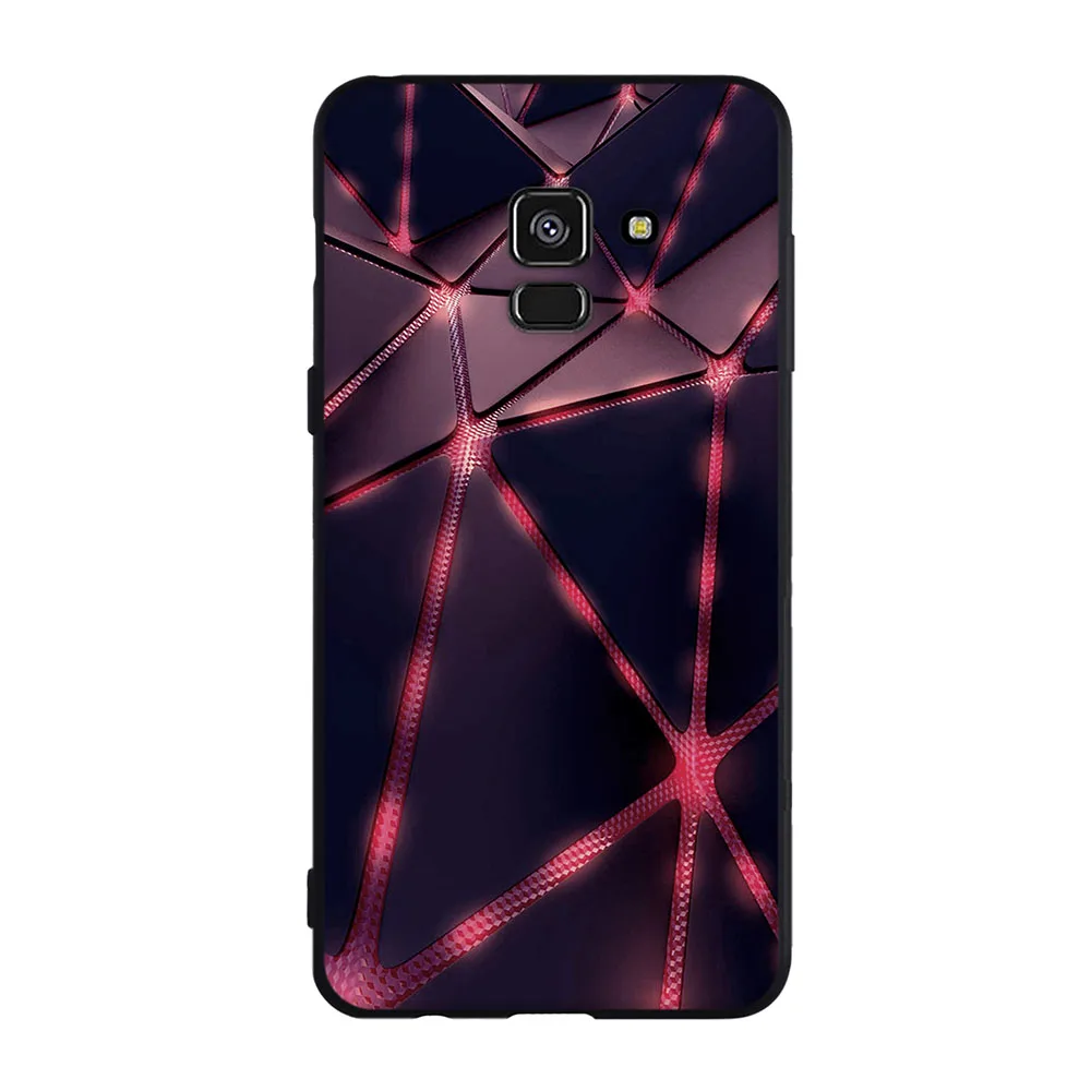 Чехол для телефона Samsung Galaxy A8 2018 Мягкая силиконовая задняя крышка из ТПУ A 8 A530 A530F