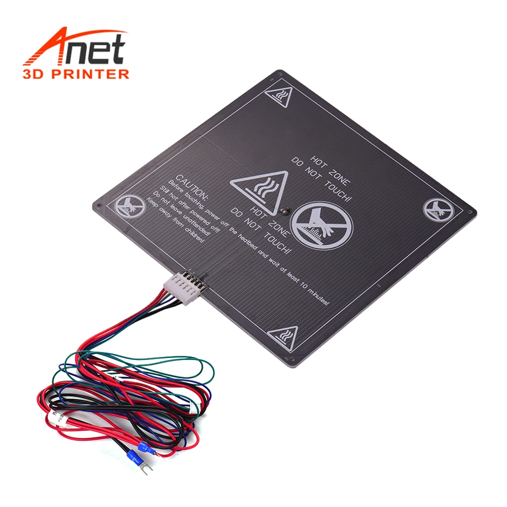 Anet 3D Принтер Горячая кровать Базовая пластина нагревательная платформа Тепловая