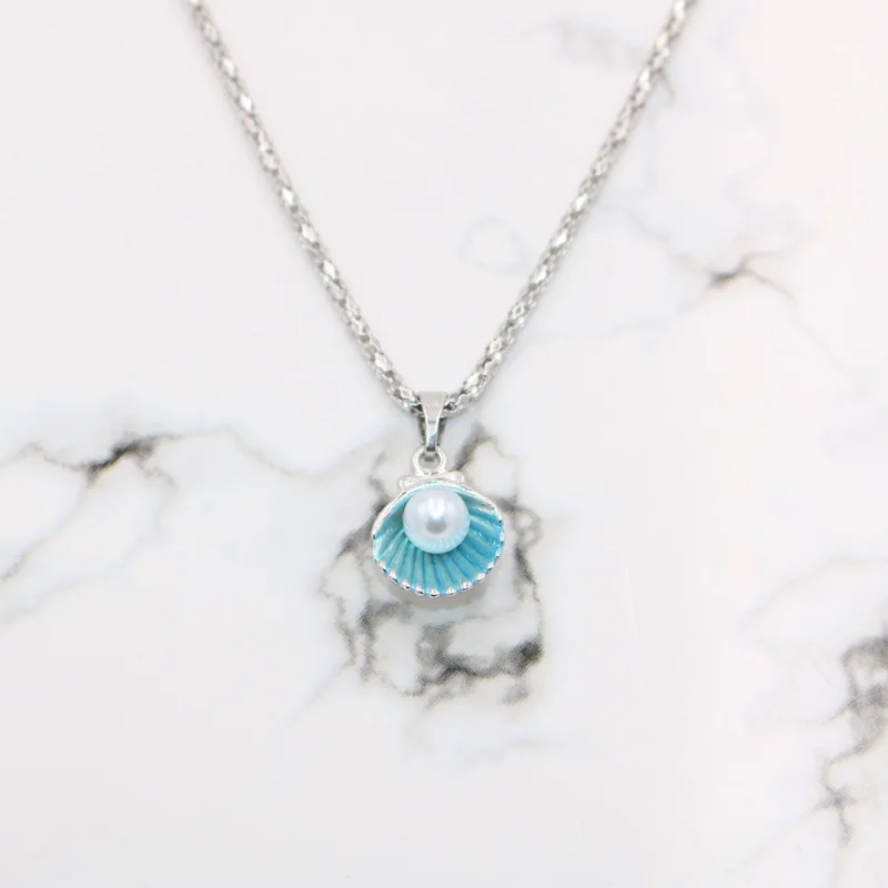 Women Necklace Zinc Alloy Shell Clavicle Chain Pendant for Party Wedding CX17 | Украшения и аксессуары