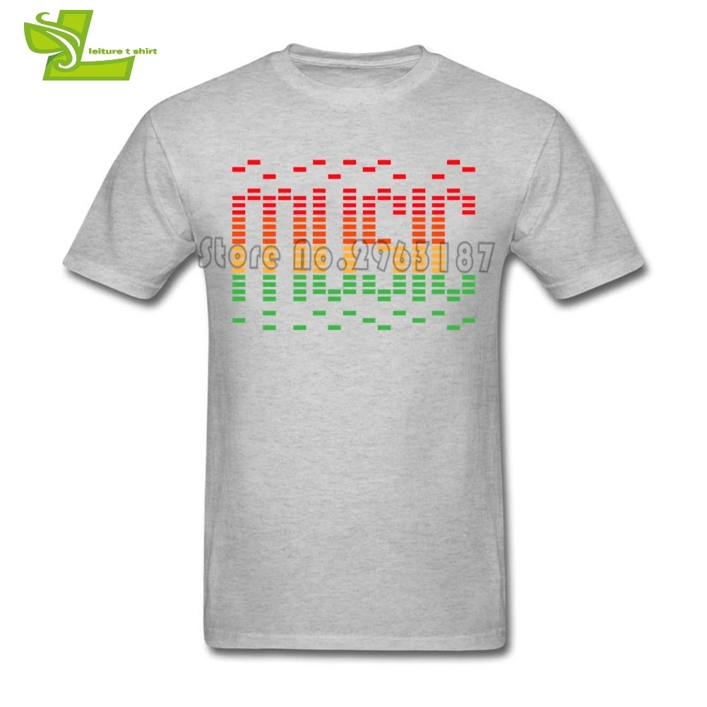 Футболка с музыкальным эквалайзером мужская летняя графическая футболка