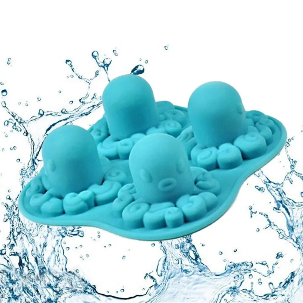 Женская форма в виде осьминога 1 шт. силиконовая для ледяного кубика торта