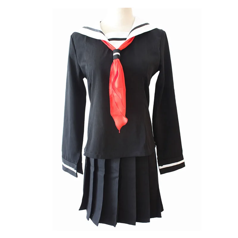Coshome костюмы для косплея аниме Hell Girl Enma Ai длинные парики 100 см школьная Матросская