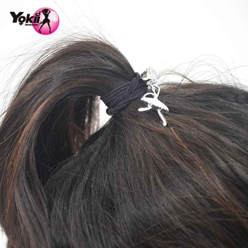 Yokii новые модные jewelrytie эластичные Галстуки волос изысканный кулон Интимные