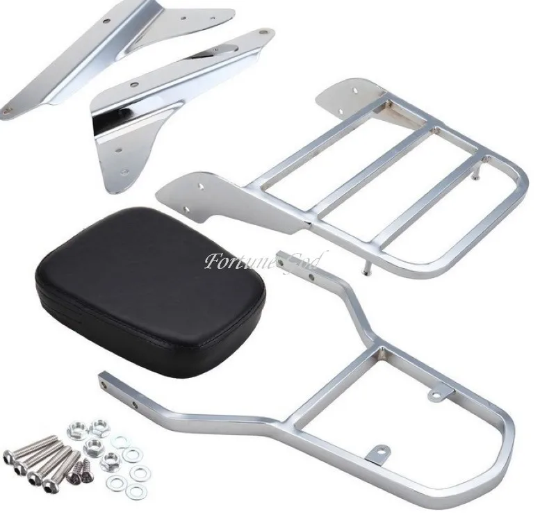 Спинка Сисси Бар с/багажник для Honda Shadow VLX600 VT VLX 600 99-07 04 05