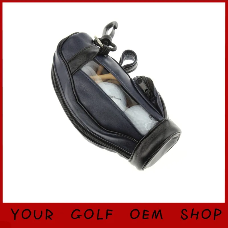 CRESTGOLF PU держатель для мяча гольфа маленький мяч с крючком и 3 шт. тренировочных