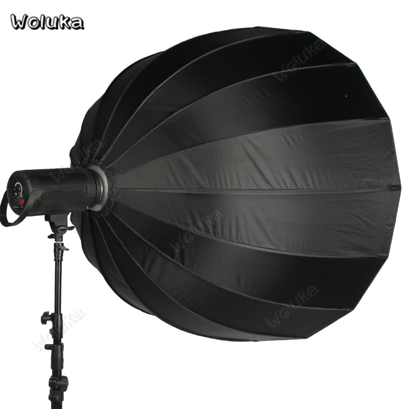 Umbrella softbox 90cm deep mouth parabolic soft cover outdoor shooting flash studio portable lighting box with 16 bones CD50 T10 |