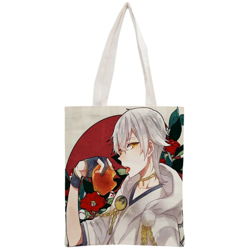 Онлайн сумка-тоут Touken Ranbu на заказ многоразовая сумка через плечо складные