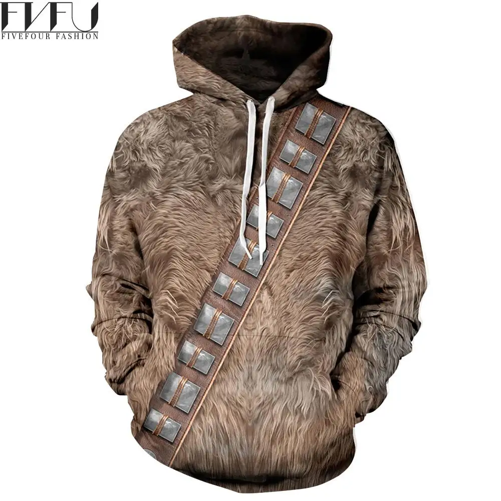 Мода 2017 г. Для мужчин с 3D Толстовки осень весна свободные Прохладный Толстовка