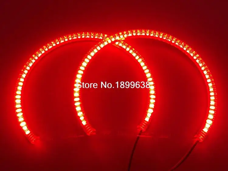 4 шт. супер яркие красные синие желтые белые 3528 smd led Ангельские Глазки halo кольца