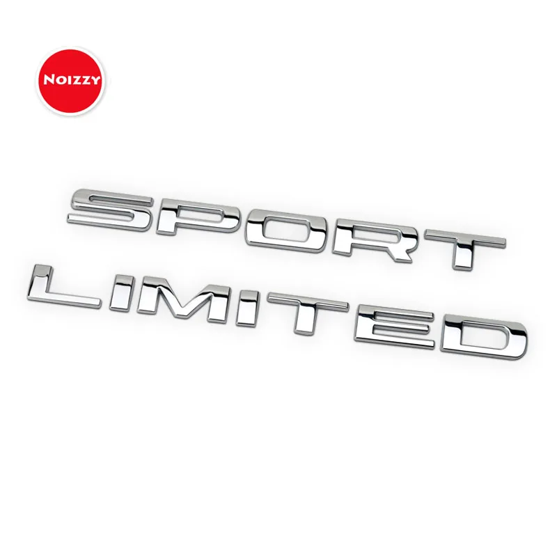Noizzy Sport Limited автомобильные наклейки значок на крыло Авто хромированная эмблема