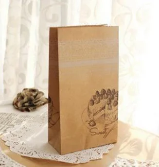 Cake 6 шт. винтажный цветок бабочка Бант Корона торт кружево элегантный бумажный пакет подарочные пакеты хлеб конфеты упаковка вечерние украшения - Цвет: Cake