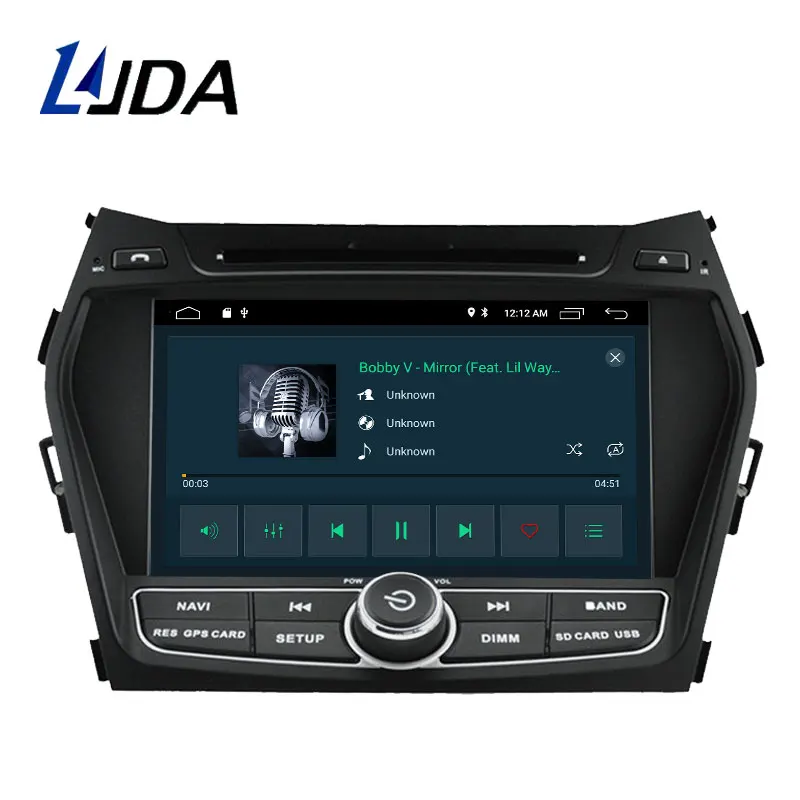 Автомобильный dvd плеер DSP Carplay Android 10 для Hyundai IX45 SANTA FE 2012 2014 автомобильное радио gps