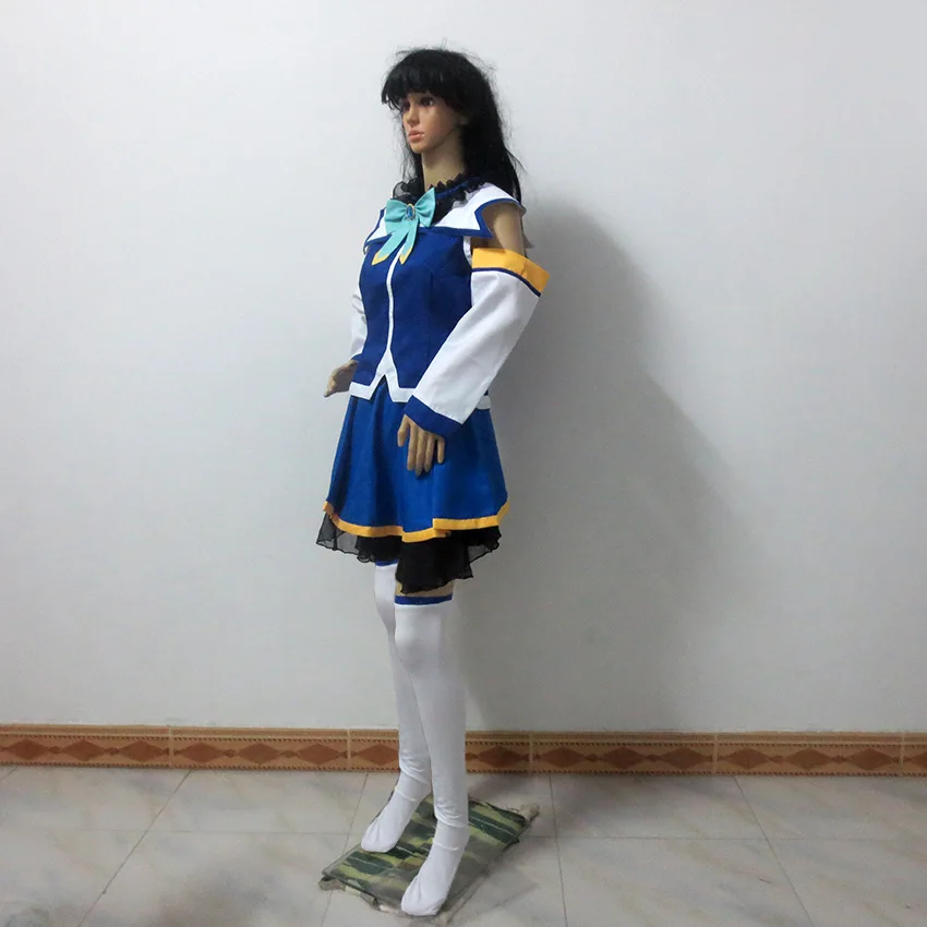 KonoSuba Aqua Косплей Akua костюм портной |