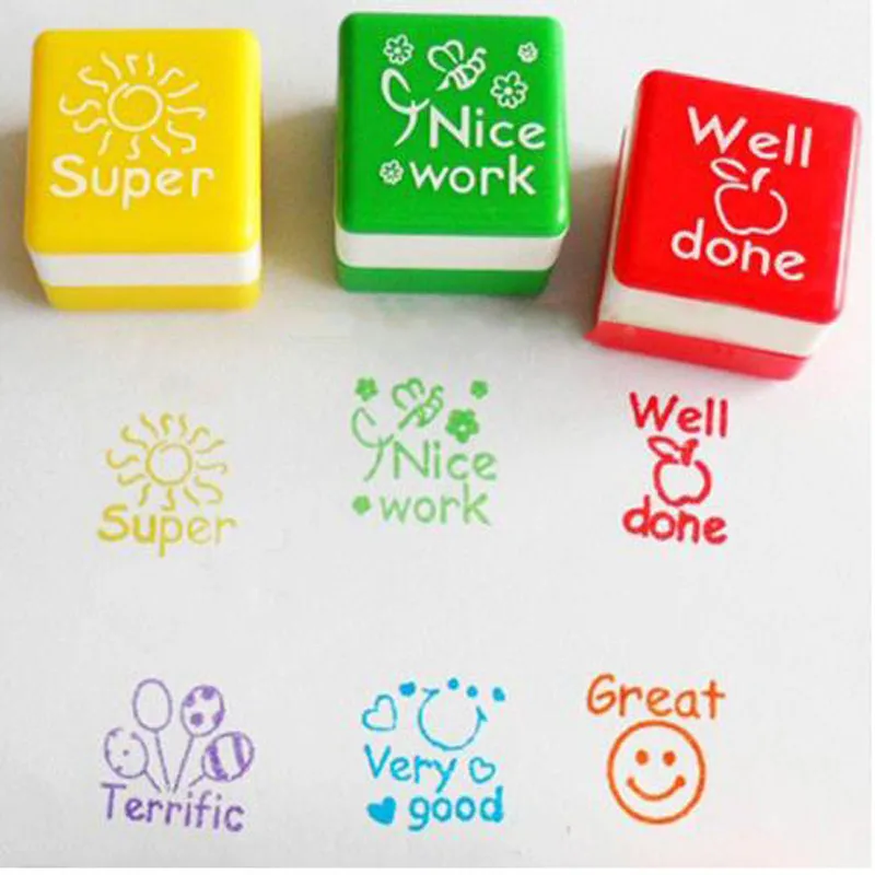 1 Новинка школьные мини учителя самонаполняемые хвалят наградные марки