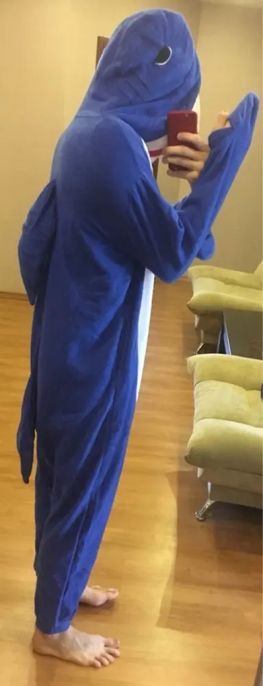Kigurumi пижамы для взрослых Косплей Тигр собака слон Единорог Синяя Акула Onesie Lemur пижамы Домашняя одежда для вечеринок для женщин и мужчин