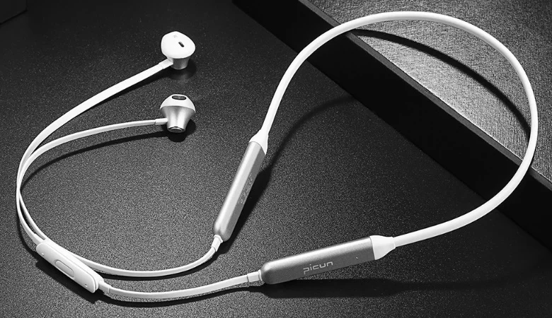 silver Airme H12 Bluetooth наушники IPX5 Водонепроницаемый Спорт Бег Беспроводной наушники Магнитная дизайн шейным наушники для смартфонов - Цвет: silver