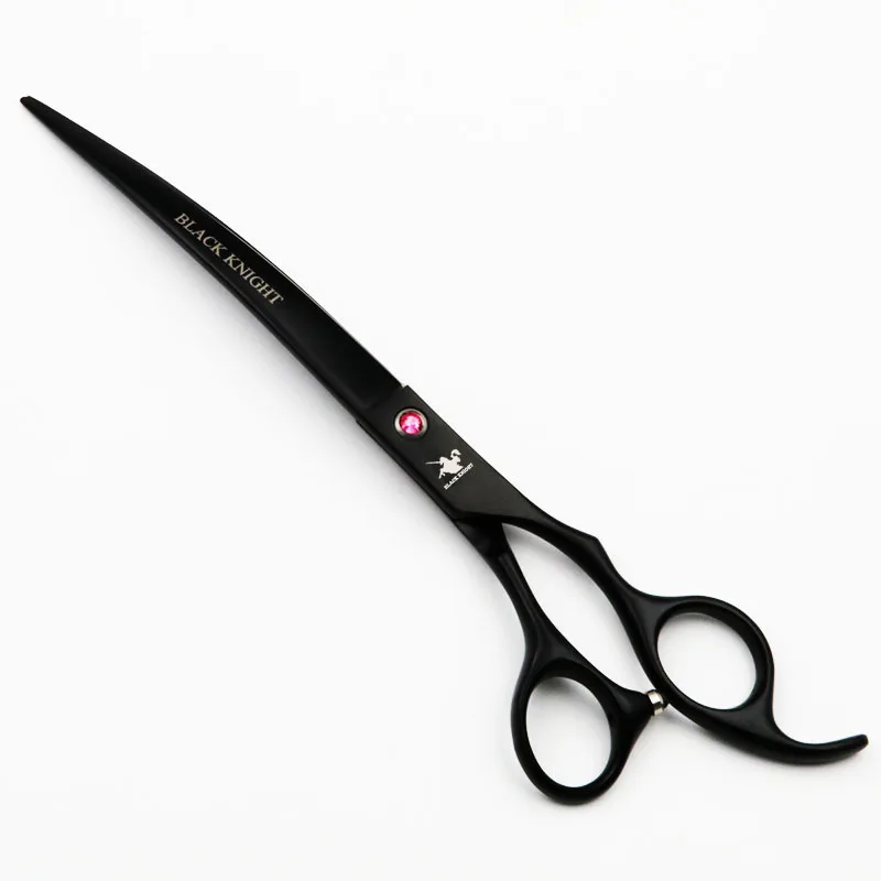 Pet Scissors 8&quot Downward Curved Grooming Professional Black Shears Barber Using Dogs &amp Cats | Дом и сад