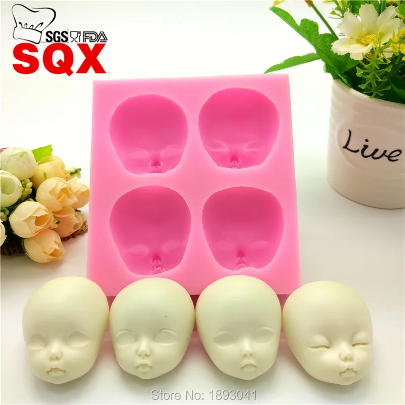 4 шт. милые детские формы для картин силиконовая форма мыла помадки украшения
