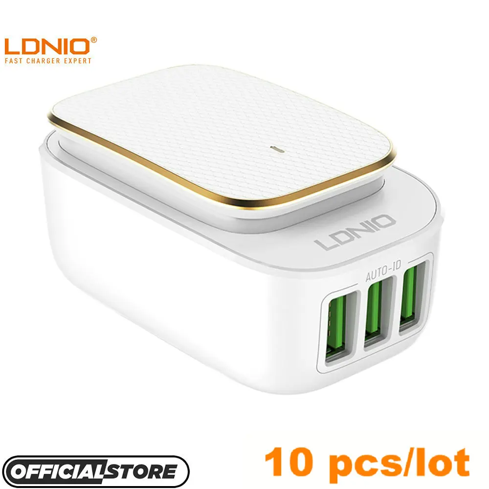 LDNIO A3305 оптовая продажа авто ID USB US/UK Plug домашнее дорожное зарядное устройство