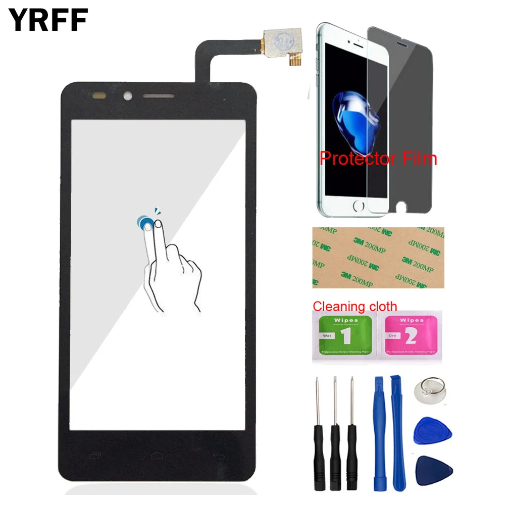 

Mobile Touch Glass TouchScreen For MTC Smart Sprint 4G Touch Screen Glass Digitizer Panel Sensor Free Protector Film Adhesive