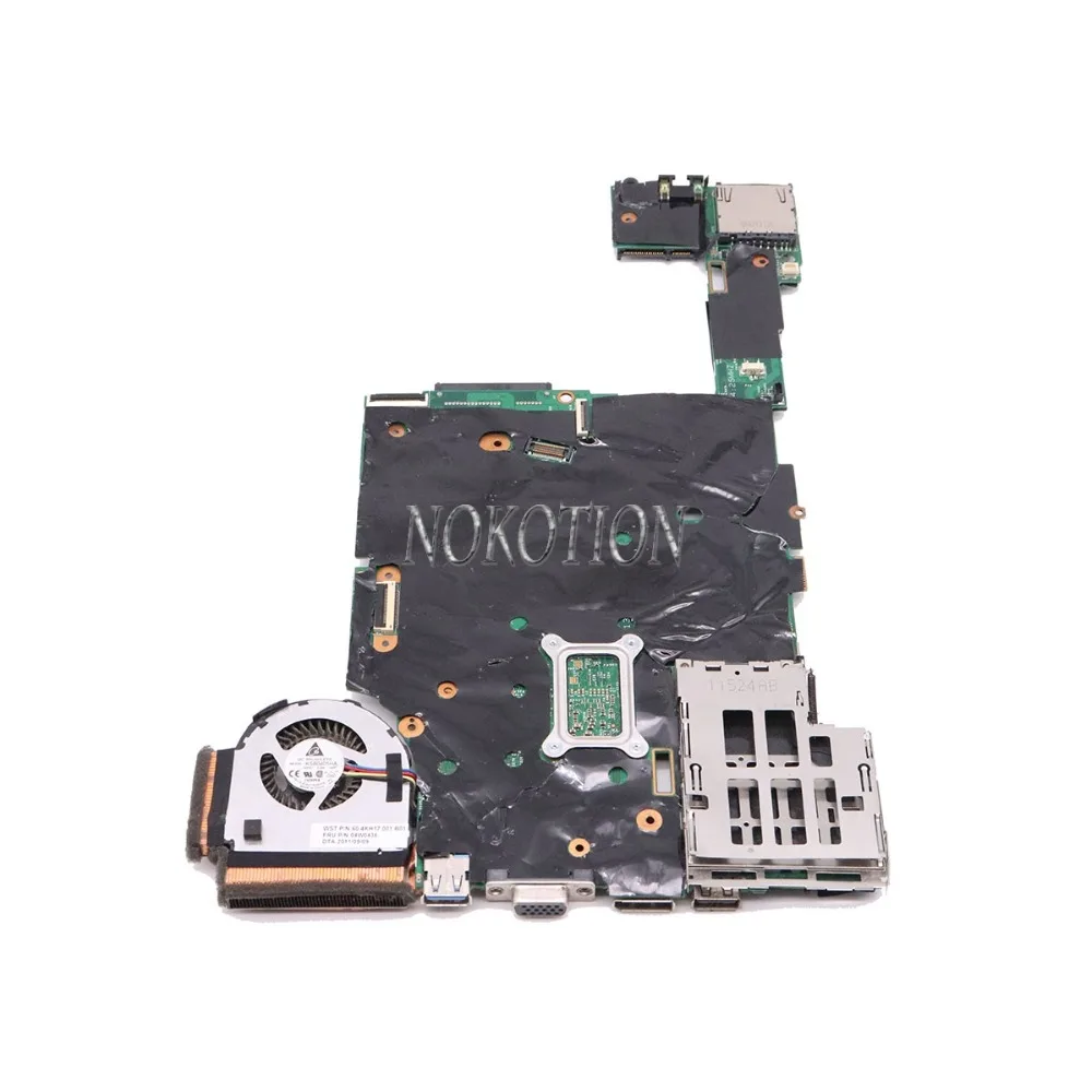 Материнская плата NOKOTION 04W3386 04W0688 04Y1834 04W0689 для ноутбука Lenovo ThinkPad x220 i7-2640M 2 80 ГГц