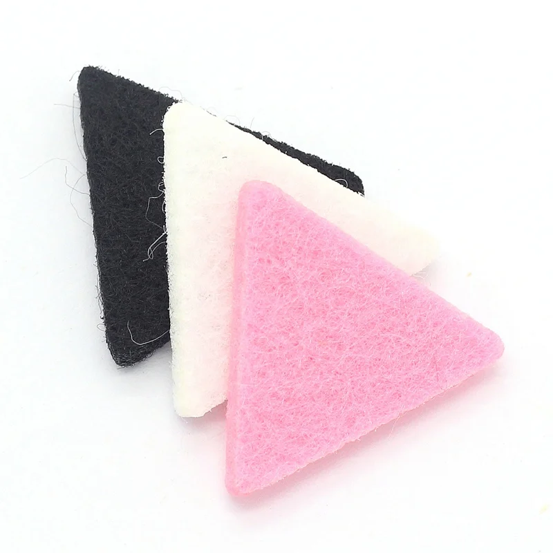 Подставки из фетра разноцветные с запахом для эфирных масел треугольной формы