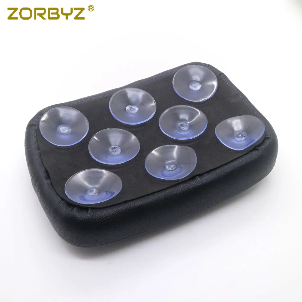 ZORBYZ 1 шт. черная прямоугольная подушка для пассажирского сиденья 8 присоска Harley