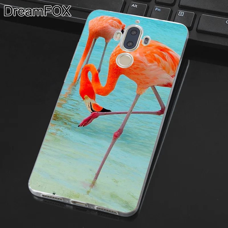 DREAMFOX M102 Фламинго Мир животных Мягкий ТПУ силиконовый чехол для huawei mate 8 9 10 20 30 Lite Pro