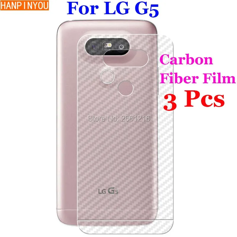 

3 шт./лот для LG G5/G5 Dual Lite SE 5,3 "3D Нескользящая прозрачная защитная пленка из углеродного волокна