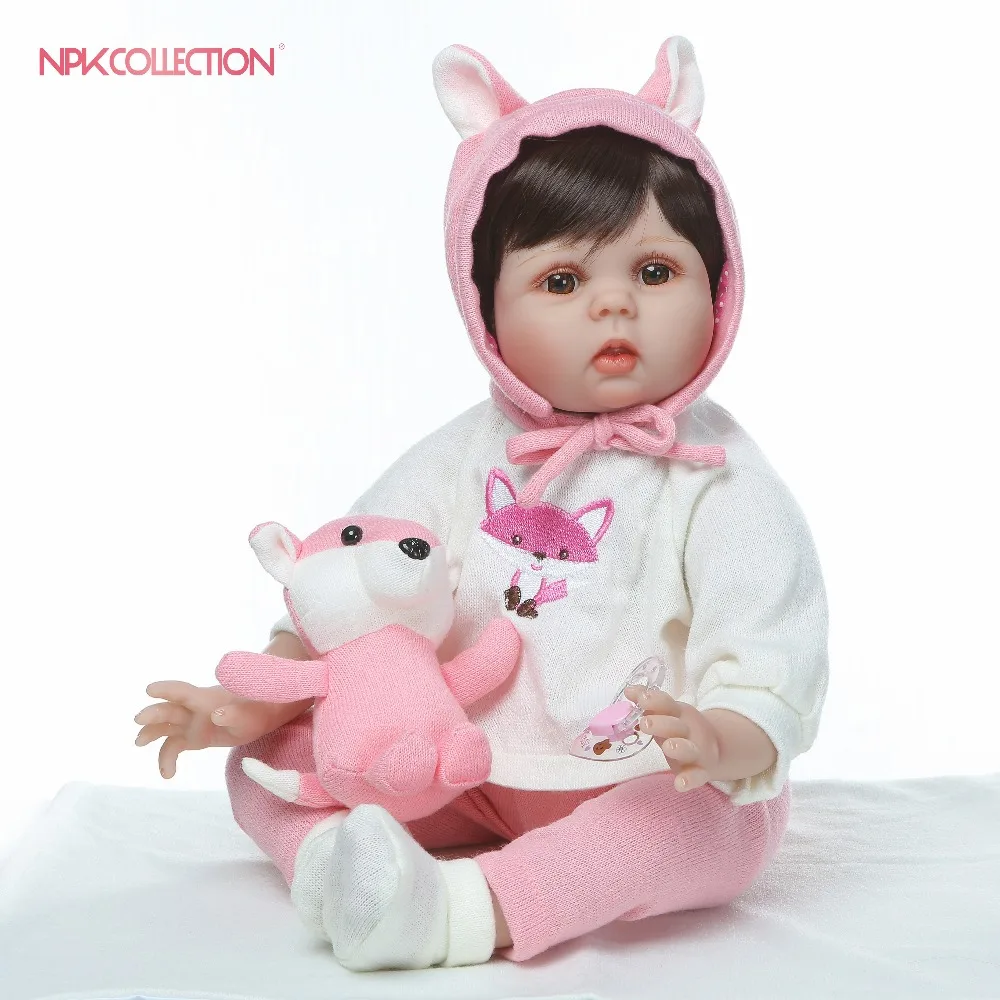 Кукла реборн NPKCOLLECTION Реалистичная силиконовая для новорожденных 55 см | Игрушки и