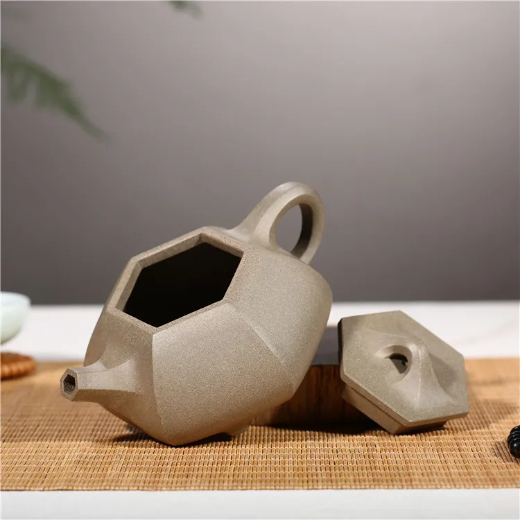 320ml Yixing Zisha Zhu Mud Hexagonal Teapot Famous Handmade Purple Clay Qin Hui Duan Pot Drinkware with Certificate Gifts | Дом и сад