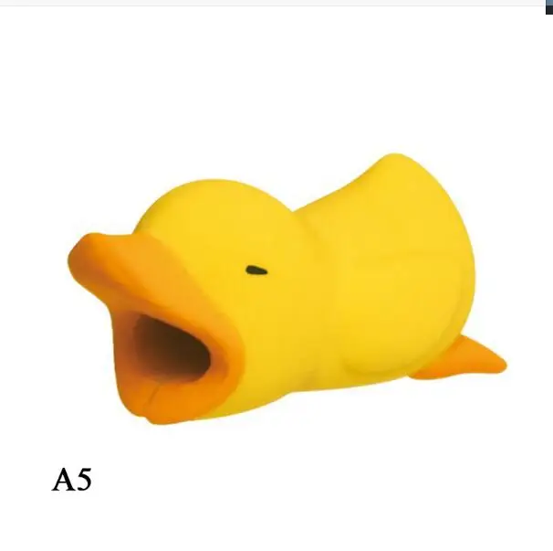 Duck Дропшиппинг 1 шт. кабельный чомперы защита животных кусачки Органайзер чомперы зарядное устройство usb держатель линии для usb-кабель для Iphone - Цвет: Duck