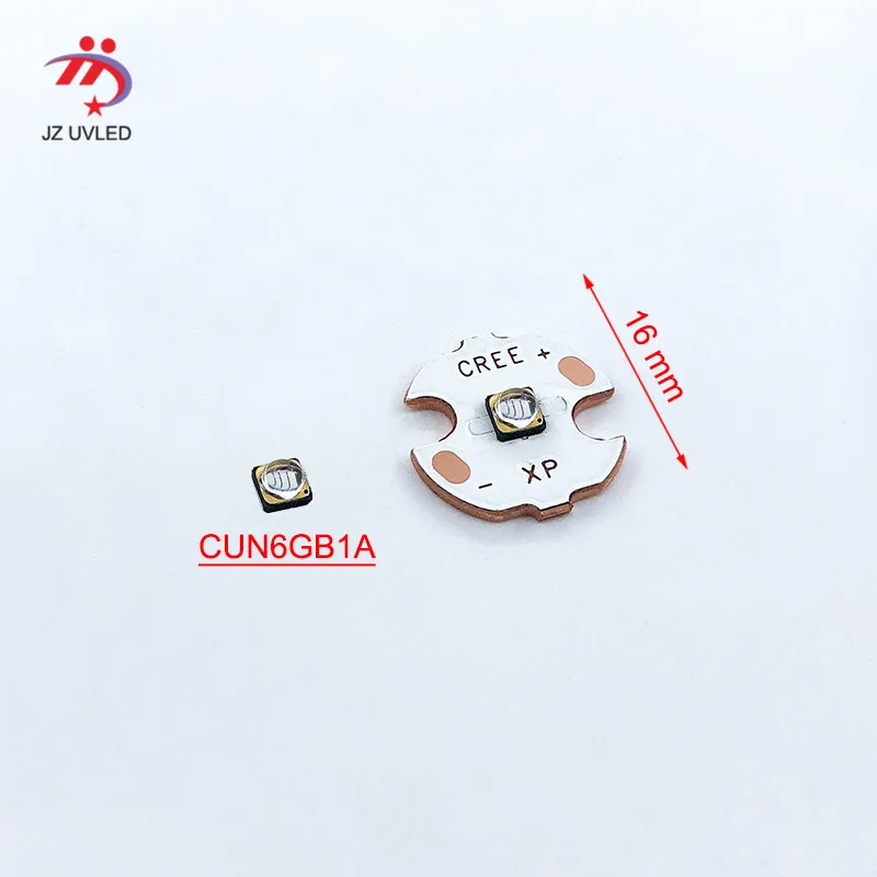 LED 365nm CA3535 серии CUN6GB1A бусины для УФ сушки гель лака флуоресцентная детекция 16 мм