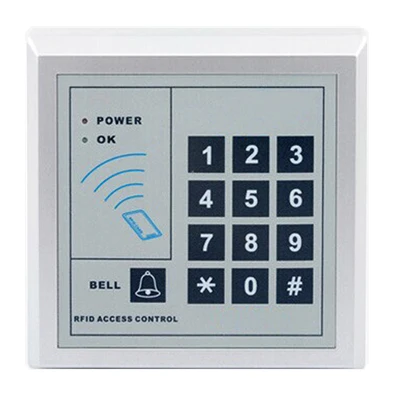 DIY 125 кГц RFID белый контроллер контроля доступа комплект для 1 двери + мини-замок