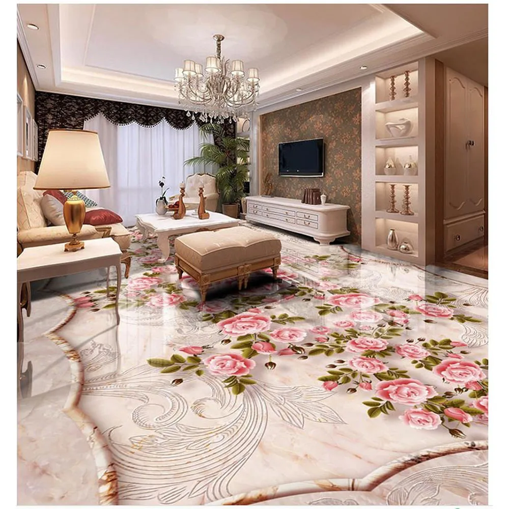 Стикеры 3D половой коврик из ПВХ обои самоклеящиеся пол Mural пола картины
