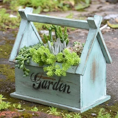 Деревянный цветочный горшок корзина для цветов в стиле ретро|wooden flower pot|flower potflower