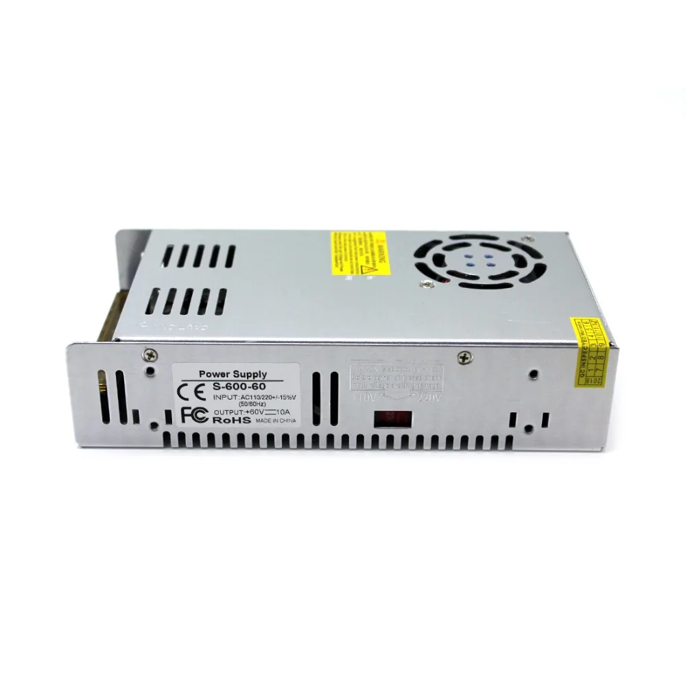 Импульсный источник питания постоянного тока Ac 110 В 220 в dc60v адаптер 600 Вт