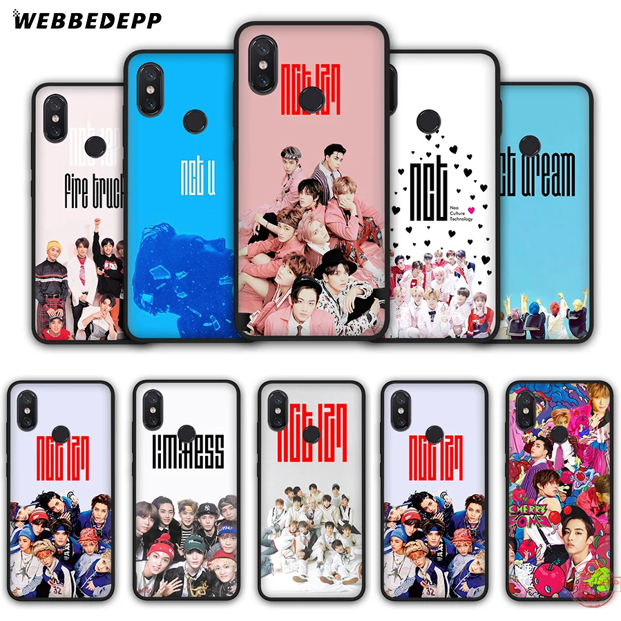 WEBBEDEPP NCT 127 группа Kpop Boy мягкий силиконовый чехол для Xiaomi Mi 6 8 9 SE MAX 3 A1 A2 Lite F1