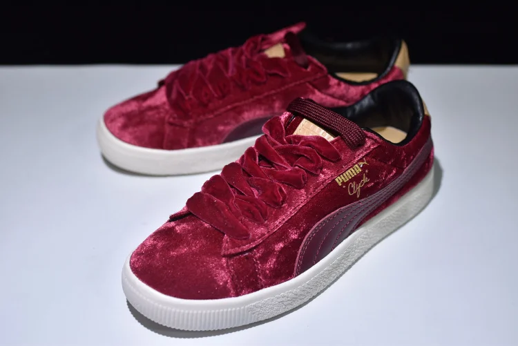 2018New стиль 2017 PUMA женские Клайд х сливочное масло EXTRA Нью-Йорк король бархат